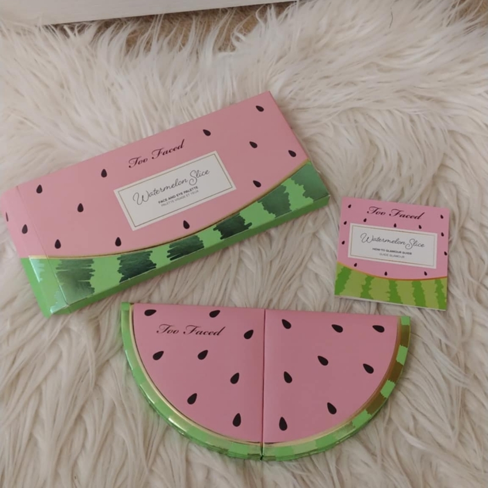 🍉FIRM! NWT TOO FACED WATERMELON SLICE EYESHADOW PALETTE